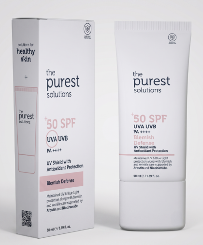 The Purest Solutions Blemish Defense Sunscreen SPF 50+ PA++++ - 50ml