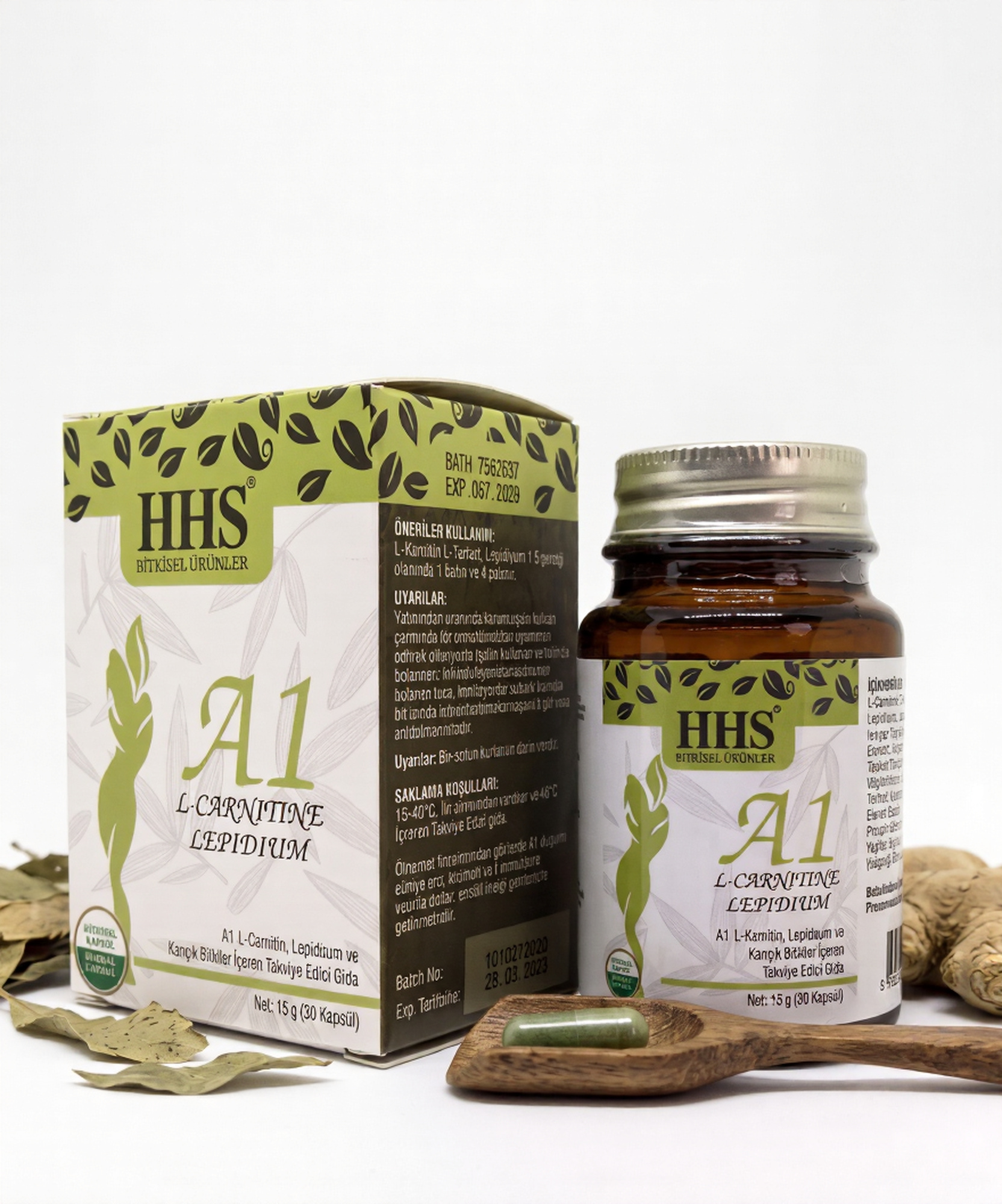 HHS A1 L-Carnitine & Lepidium Weight Loss Capsules – 30 Capsules - Image 3